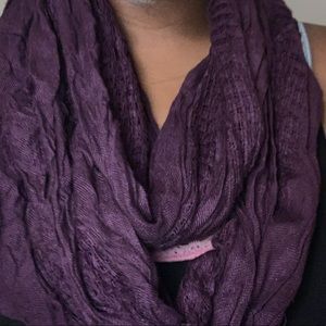 Purple scarf